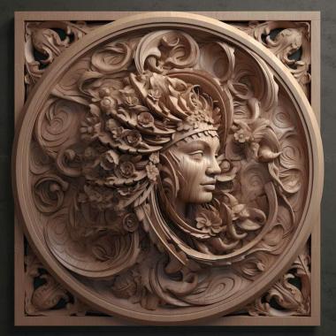 Patterns and decorations stl Labeninae 3 3d model